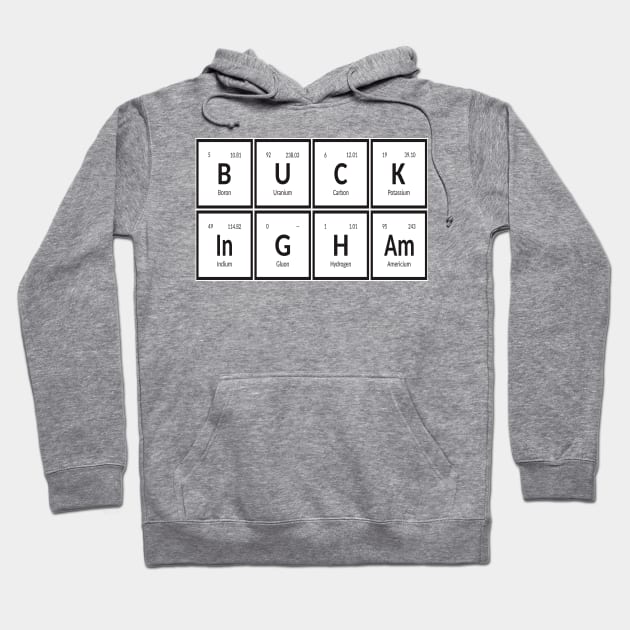 Buckingham | Periodic Table Hoodie by Maozva-DSGN